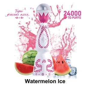 10# Watermelon Ice Humo Azul 24000 Puffs Pink Color Disposable Vape Wholesale