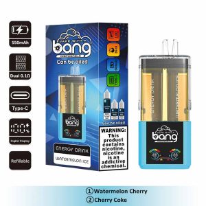 11 Energy Drink Bang 60000 2 in 1 60K Puffs Refillable Oil Vape Wholesale