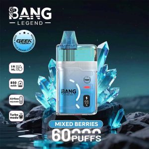 11 mixed berries Bang Legend Geek 60000 60K Puffs Disposable Vape Wholesale