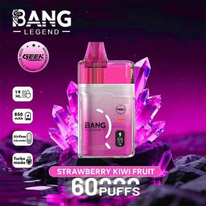 12 peach ice Bang Legend Geek 60000 60K Puffs Disposable Vape Wholesale