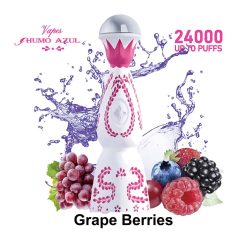 13# Grape berries Humo Azul 24000 Puffs Pink Color Disposable Vape Wholesale