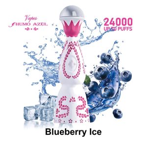 2# Blueberry Ice Humo Azul 24000 Puffs Pink Color Disposable Vape Wholesale