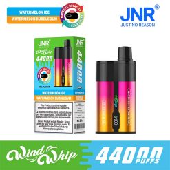 4 Watermelon lce Watermelon Bubblegum JNR WindWhip 44K Puffs 2 in 1 Disposable Vape Wholesale