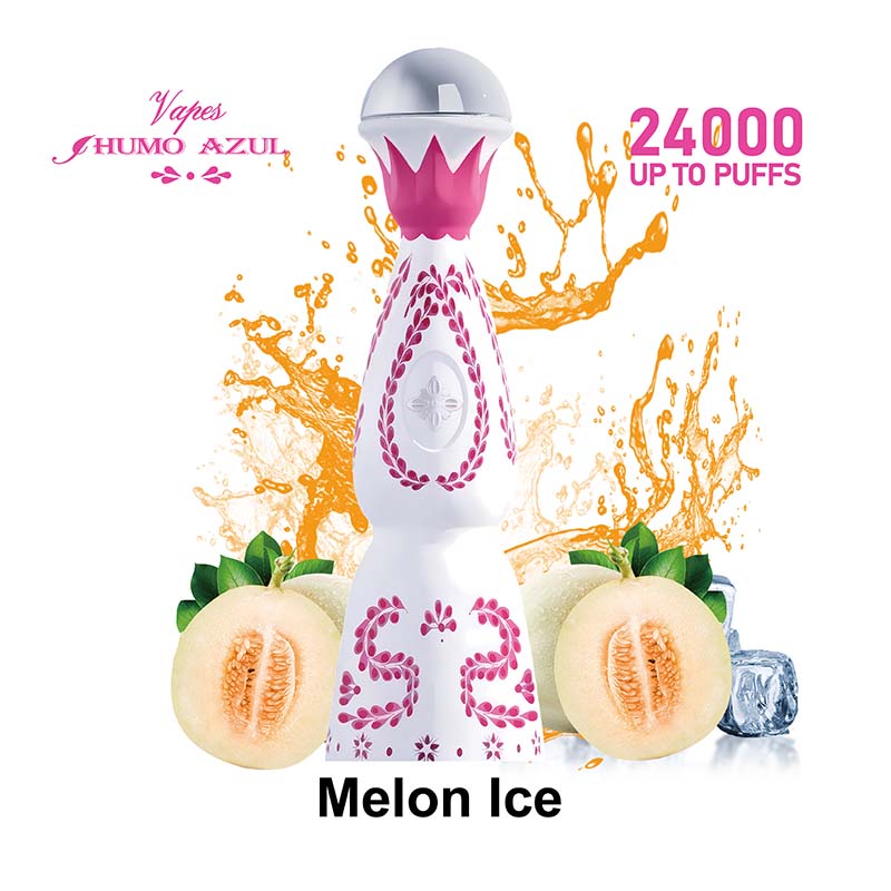5# Melon ice Humo Azul 24000 Puffs Pink Color Disposable Vape Wholesale