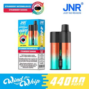 6 Stawberry watermelon lce Strawberry Banana JNR WindWhip 44K Puffs 2 in 1 Disposable Vape Wholesale