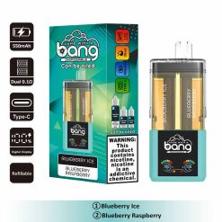 7 Blueberry Ice Bang 60000 2 in 1 60K Puffs Refillable Oil Vape Wholesale