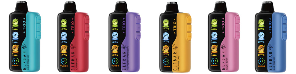 #8 Elf Bar Trio 40000 – 2025 Top 10 Elf Bar Vapes Slovakia