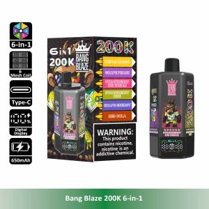 8 Triple Mango Bang Blaze 200K 6 in 1 200000 Puffs 6 Taste Vape Wholesale