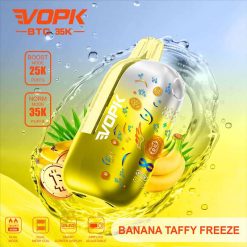 Banana Taffy Freeze VOPK BTC 35K 35000 Puffs Disposable Vape Wholesale