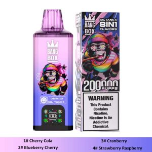 Bang Box 200K 8 in 1 200000 Puffs 8 Flavor Vape Wholesale 5