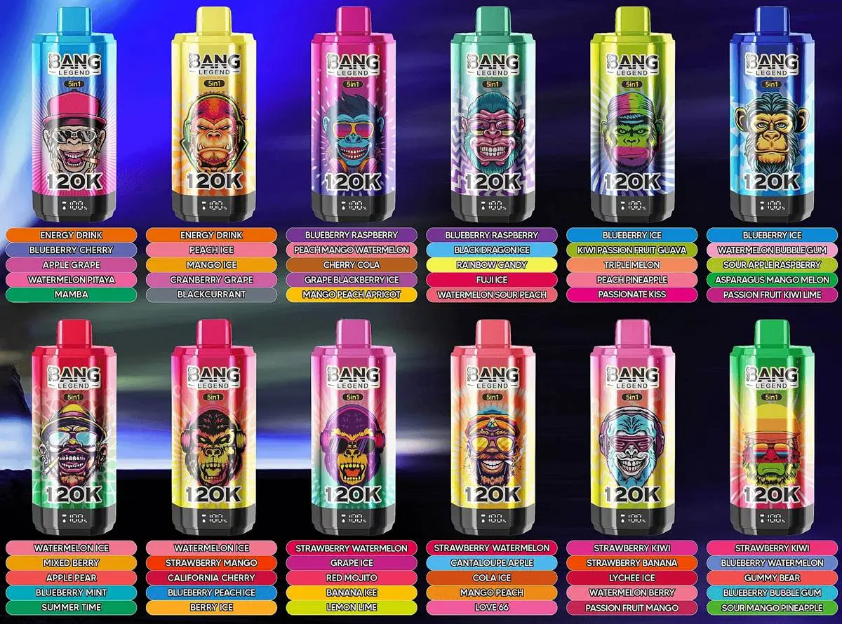 Bang Legend 120K 5 in 1 Review 120000 Puffs 5 Flavor Vape 5 Flavors in One Device Huge Capacity 12 Multiple Flavors Bang Legend 120K 5 in 1 Review 120000 Puffs 5 Flavor Vape 5 Flavors in One Device Huge Capacity 12 Multiple Flavors