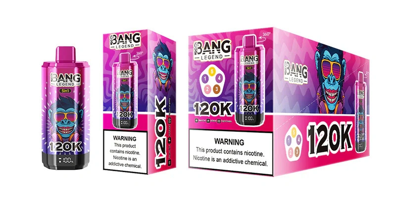Bang Legend 120K 5 in 1 Review 120000 Puffs 5 Flavor Vape 5 Flavors in One Device Huge Capacity Packaging Details Bang Legend 120K 5 in 1 Review 120000 Puffs 5 Flavor Vape 5 Flavors in One Device Huge Capacity Packaging Details