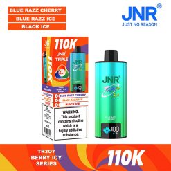 Blue Razz Cherry Blue Razz Ice Black Ice JNR Triple 110K 3 in 1 110000 Puffs 3 Flavor Vape Wholesale