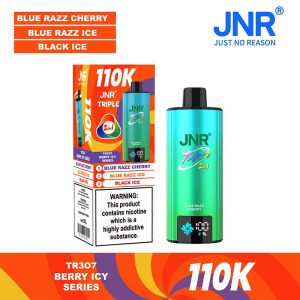 Blue Razz Cherry Blue Razz Ice Black Ice JNR Triple 110K 3 in 1 110000 Puffs 3 Flavor Vape Wholesale