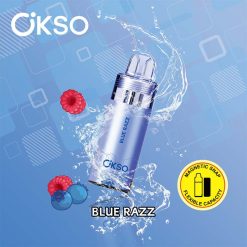 Blue Razz OKSO Switch Kit Pod 50000 Puffs Disposable Vape Pod