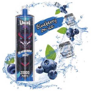 Blueberry On Ice Uwin Shisha Hookah 20000 20K Puffs Crystal Vape Wholesale