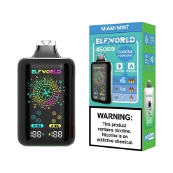 ELFWORLD PB 45000 Puffs adjustable Ice & Nic Vape Wholesale 8