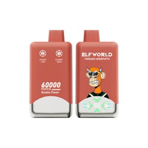 ELFWORLD Tornado 60000 2 in 1 60K Puffs Dual Flavors Vape