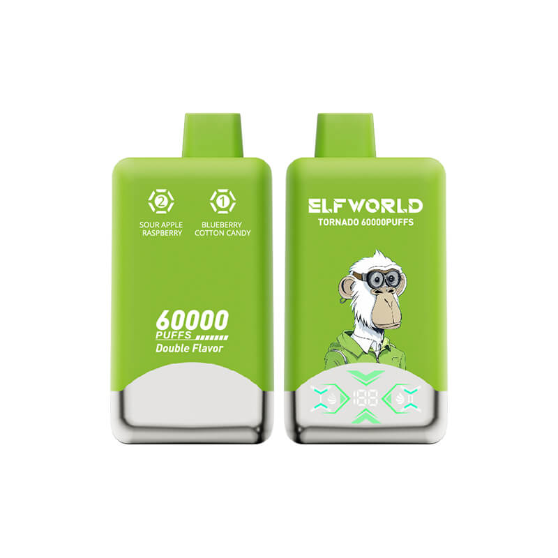 ELFWORLD Tornado 60000 2 in 1 60K Puffs Dual Flavors Vape 8