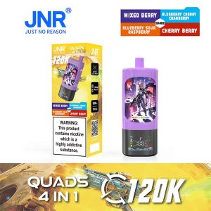 Fruit Carnival Series JNR Quads 120K 4 in 1 120000 Puffs 4 Flavor Vape Wholesale