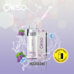 Grape Ice OKSO Switch Kit 50K Puffs Disposable Vape Pod Kit Wholesale