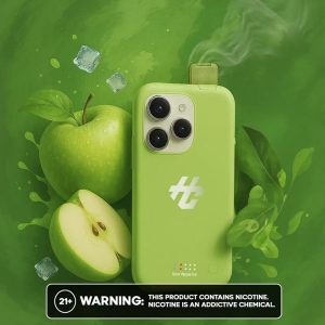 Humo Case 30000 Puffs Vape iPhone 15 15Pro 16 16Pro 14 14Pro Sour Apple Ice