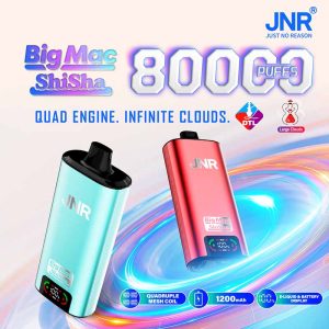 JNR BigMac Shisha 80000 Puffs Disposable Vape Wholesale