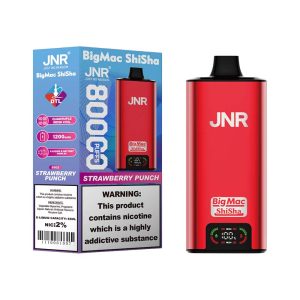 JNR BigMac Shisha 80000 Puffs Disposable Vape Wholesale LED Display DTL Shisha Vape
