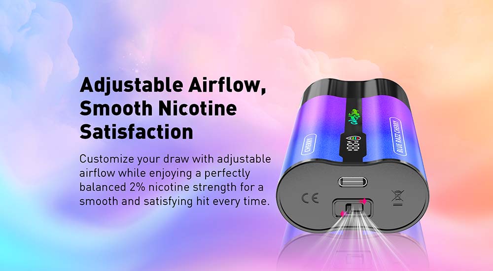 JNR WindWhip 44K Puffs 2 in 1 Disposable Vape Wholesale Adjustable Airflow