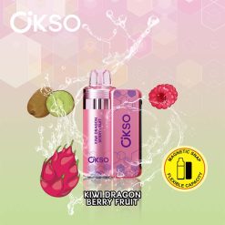 Kiwi Dragon Berry Fruit OKSO Switch Kit 50K Puffs Disposable Vape Pod Kit Wholesale