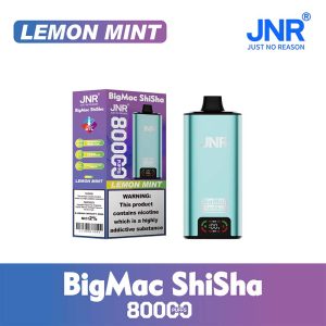 Lemon Mint JNR BigMac Shisha 80000 Puffs Disposable Vape Wholesale