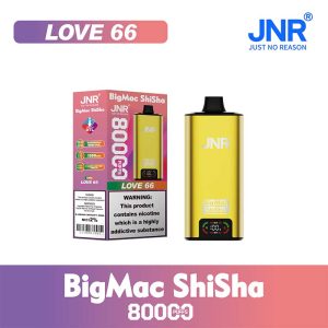 Love 66 JNR BigMac Shisha 80000 Puffs Disposable Vape Wholesale