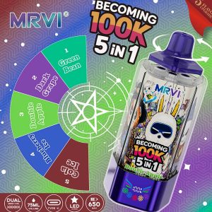 MRVI Becoming 100K Puffs 5 in 1 Disposable Vape Wholesale 7