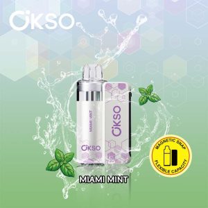 Miami Mint OKSO Switch Kit 50K Puffs Disposable Vape Pod Kit Wholesale