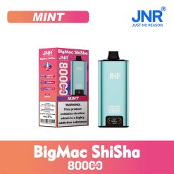 Mint JNR BigMac Shisha 80000 Puffs Disposable Vape Wholesale