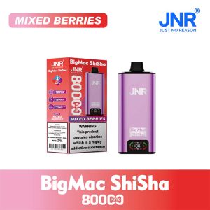 Mixed Berries JNR BigMac Shisha 80000 Puffs Disposable Vape Wholesale