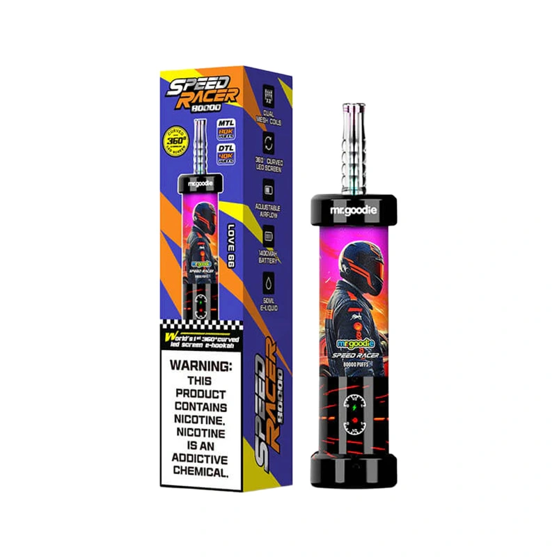 Mr.Goodie Speed Racer 80K Puffs Shisha Hookah Vape Wholesale 6