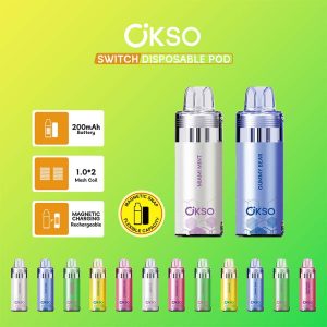 OKSO Switch Kit 50K Puffs Disposable Vape Pod Kit Wholesale Integrated Pod & battery