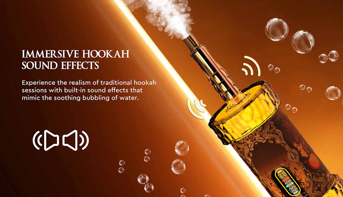 Olit Hookalit Mega 200K Puffs Shisha Hookah Vape Wholesale Hookah Sound