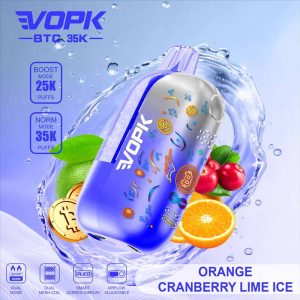 Orange Cranberry Lime Ice VOPK BTC 35K 35000 Puffs Disposable Vape Wholesale