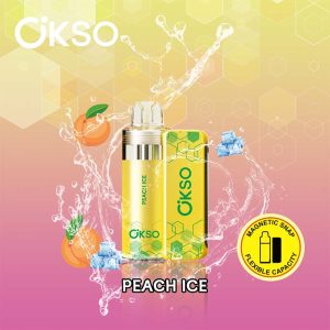 Peach Ice OKSO Switch Kit 50K Puffs Disposable Vape Pod Kit Wholesale