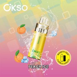 Peach Ice OKSO Switch Kit Pod 50000 Puffs Disposable Vape Pod