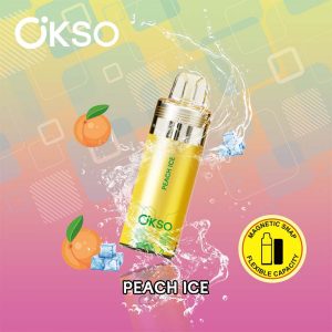 Peach Ice OKSO Switch Kit Pod 50000 Puffs Disposable Vape Pod