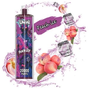 Peach Ice Uwin Shisha Hookah 20000 20K Puffs Crystal Vape Wholesale