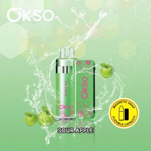 Sour Apple OKSO Switch Kit 50K Puffs Disposable Vape Pod Kit Wholesale