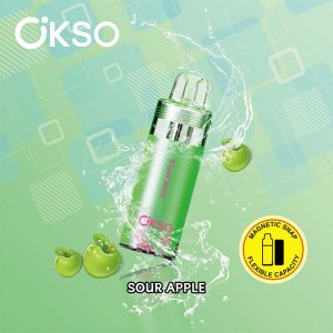 Sour Apple OKSO Switch Kit Pod 50000 Puffs Disposable Vape Pod