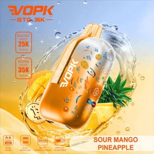 Sour Mango Pineapple VOPK BTC 35K 35000 Puffs Disposable Vape Wholesale