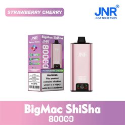 Strawberry Cherry JNR BigMac Shisha 80000 Puffs Disposable Vape Wholesale