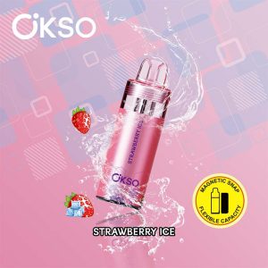 Strawberry Ice OKSO Switch Kit Pod 50000 Puffs Disposable Vape Pod
