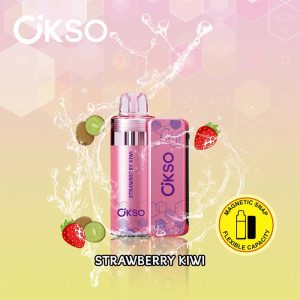 Strawberry Kiwi OKSO Switch Kit 50K Puffs Disposable Vape Pod Kit Wholesale